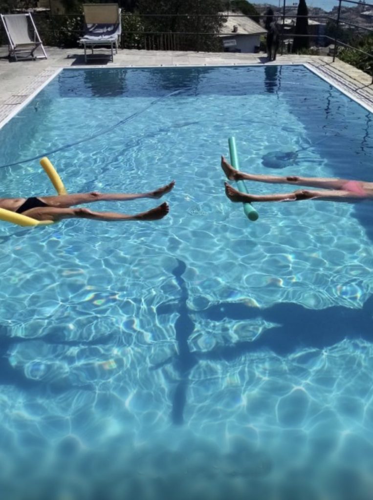 YOGA IN ACQUA, Chantal Errico, Galleria immagini, yoga liguria.com