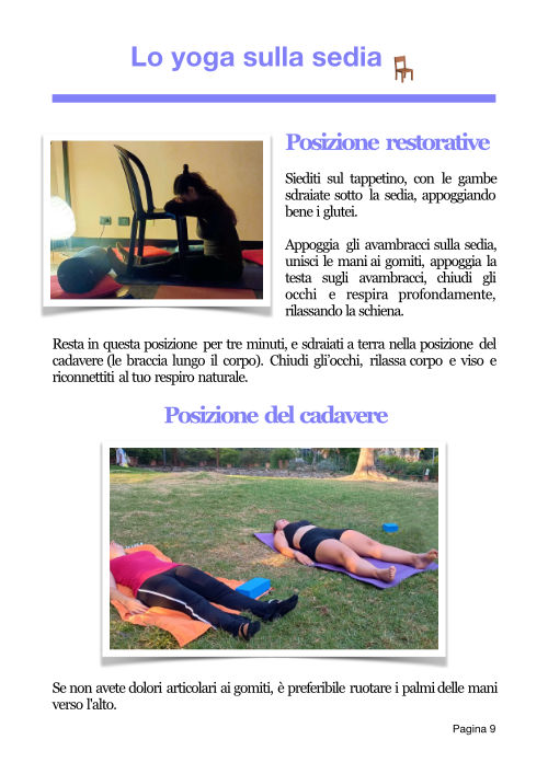 Scheda 2026 Lo yoga sulla sedia