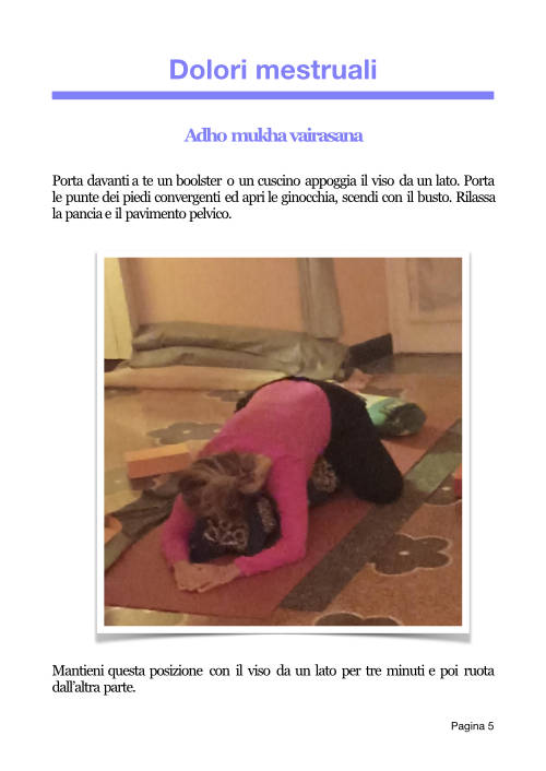 Scheda 2026 dolore mestruali